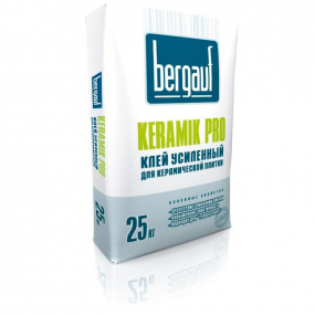 Клей для плитки усиленный Bergauf Keramik Pro 25кг 56шт